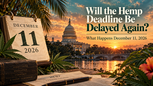 Will the federal hemp deadline be delayed again? December 11, 2026 Island Roots guide