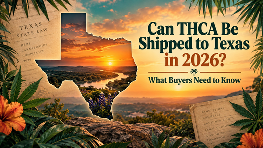 Can THCA be shipped to Texas in 2026? Island Roots buyer guide