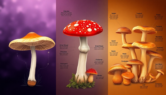 Understanding the Key Differences Between Psilocybin, Amanita, and Functional Mushrooms