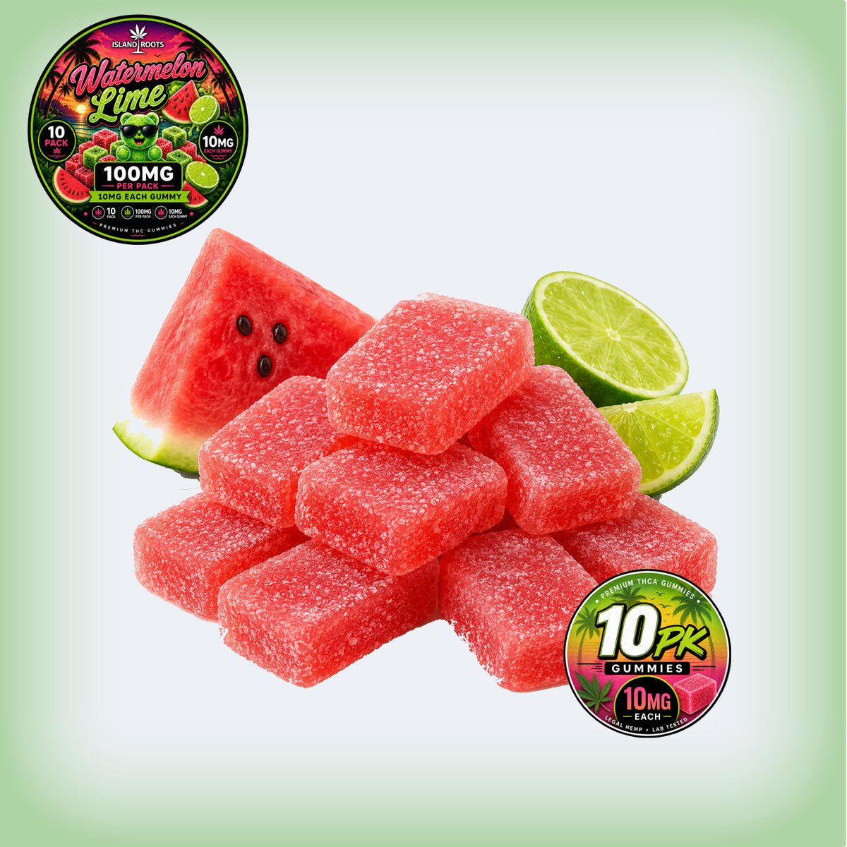 Watermelon Lime 10MG THCa - 10PK