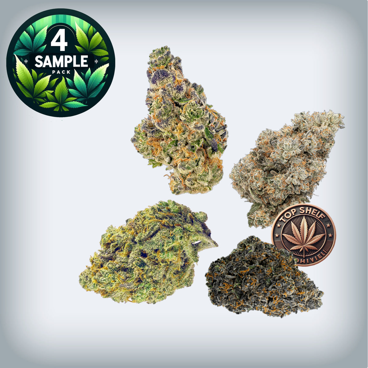 4 Pack Top-Shelf Sample Pack