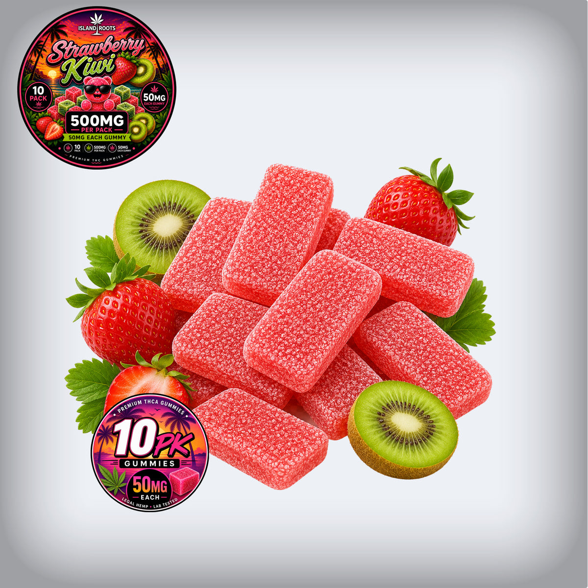 Strawberry Kiwi 50MG THCa - 10PK