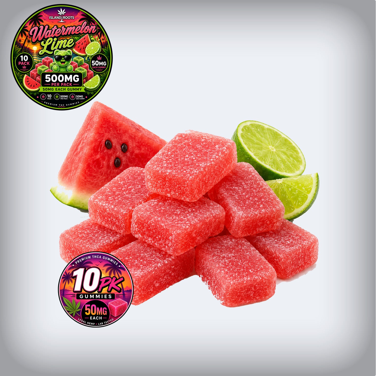Watermelon Lime 50MG THCa - 10PK