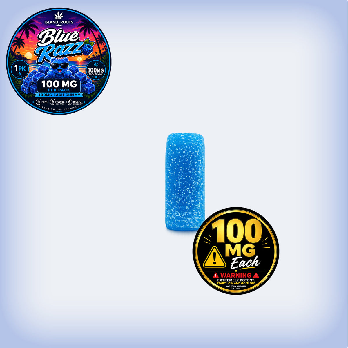 Blue Razz 1 Pack - 100MG