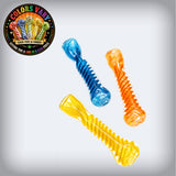 3" Spiral Frit Glass Chillum