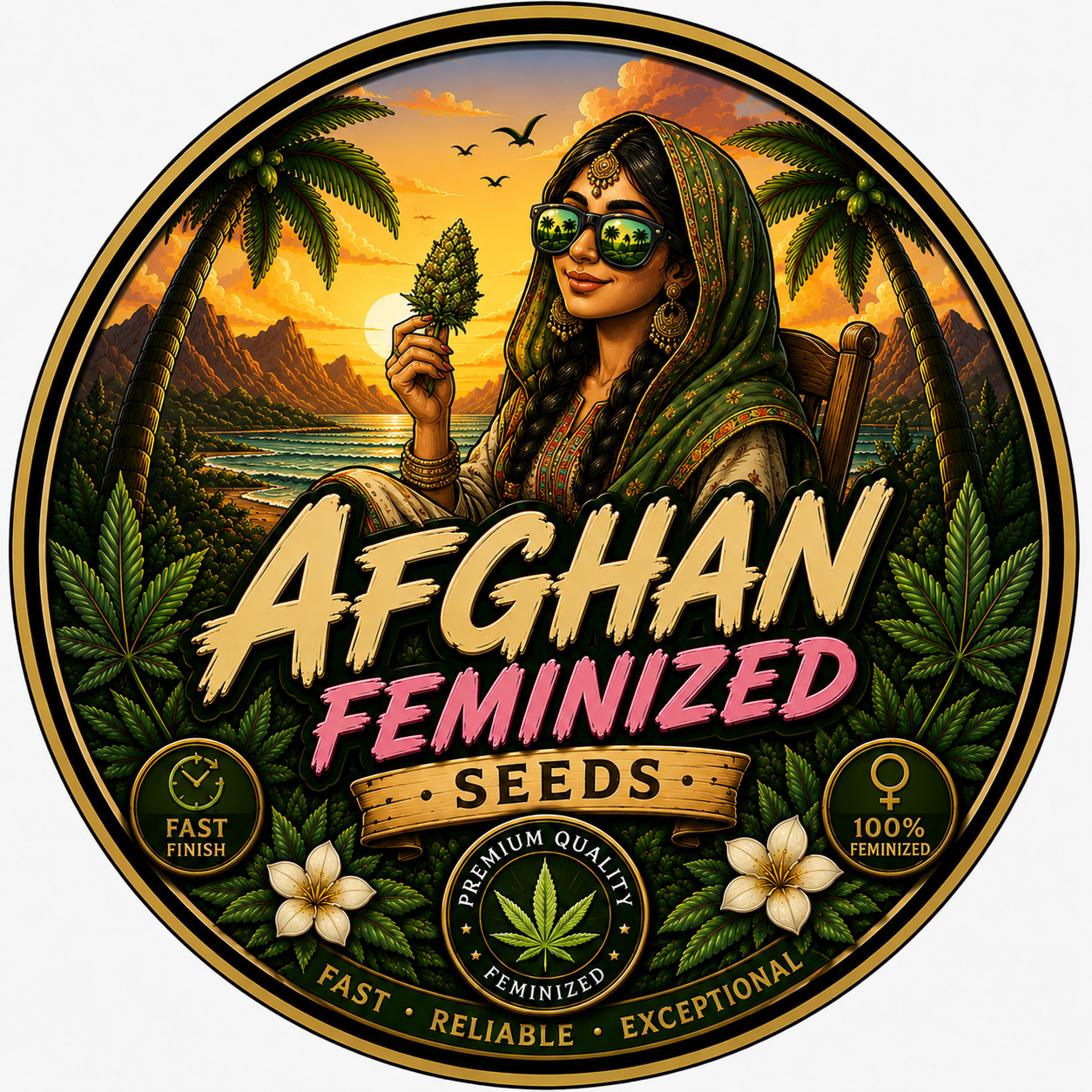 Afghan Feminized Seeds (2 Pack)