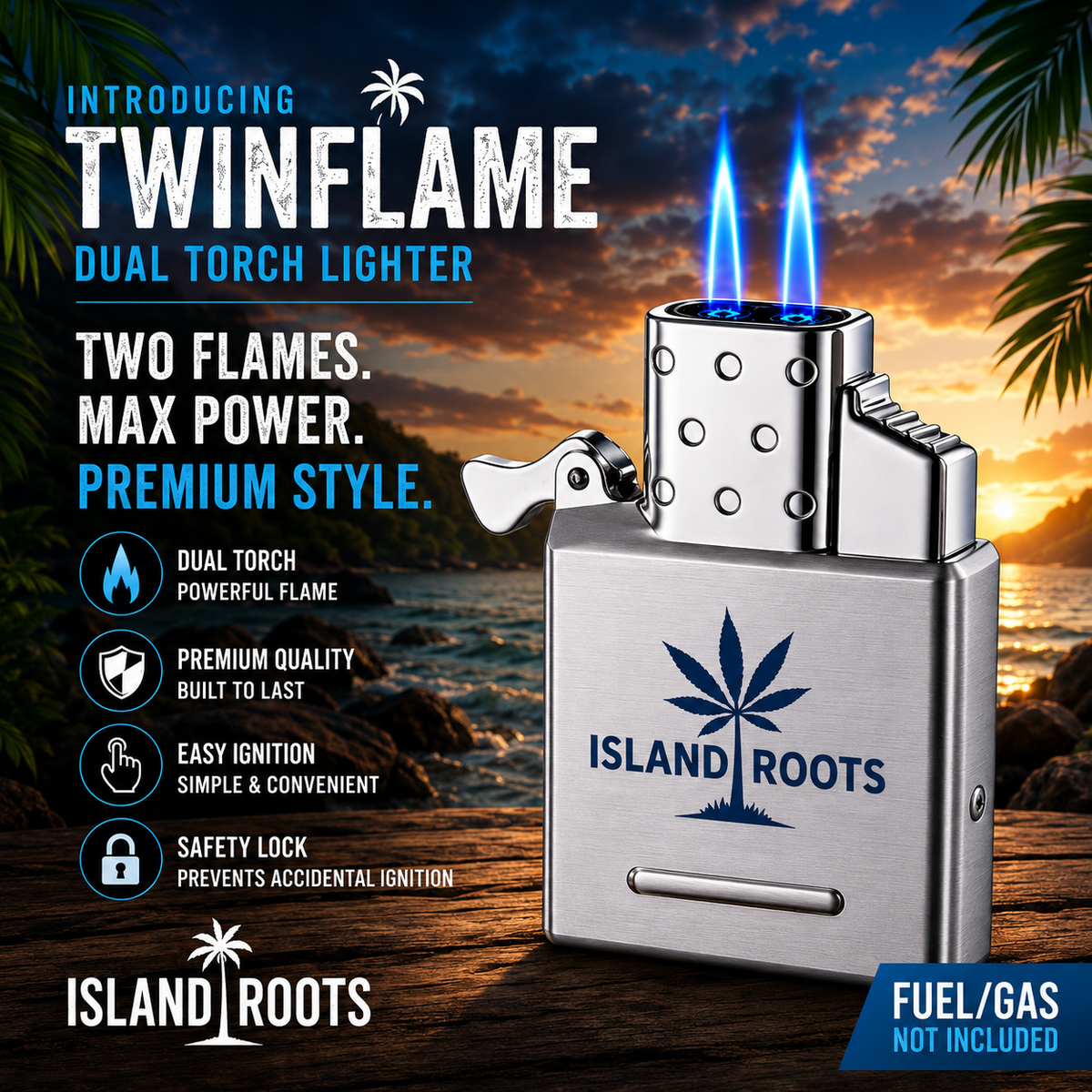TwinFlame Dual Torch Lighter