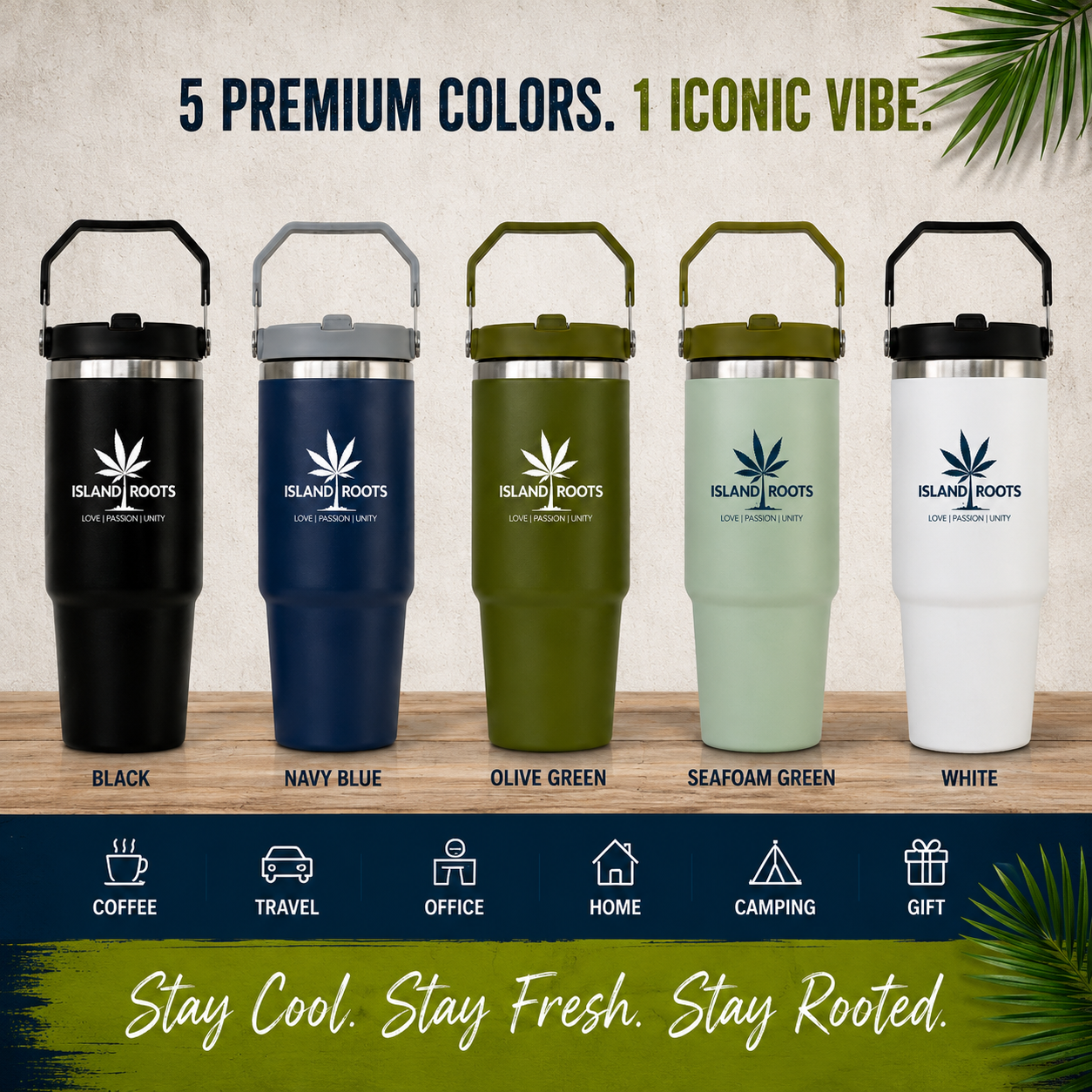 Double-Walled Stainless Steel Insulated Tumbler Travel Mug