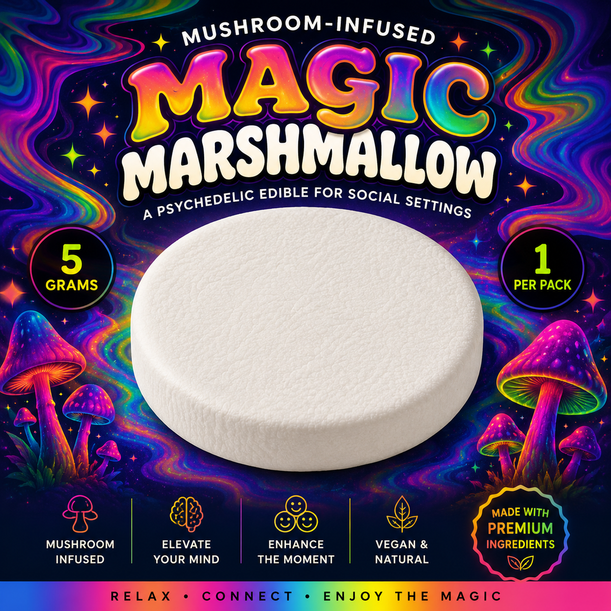Mushroom-Infused Marshmallow 5G