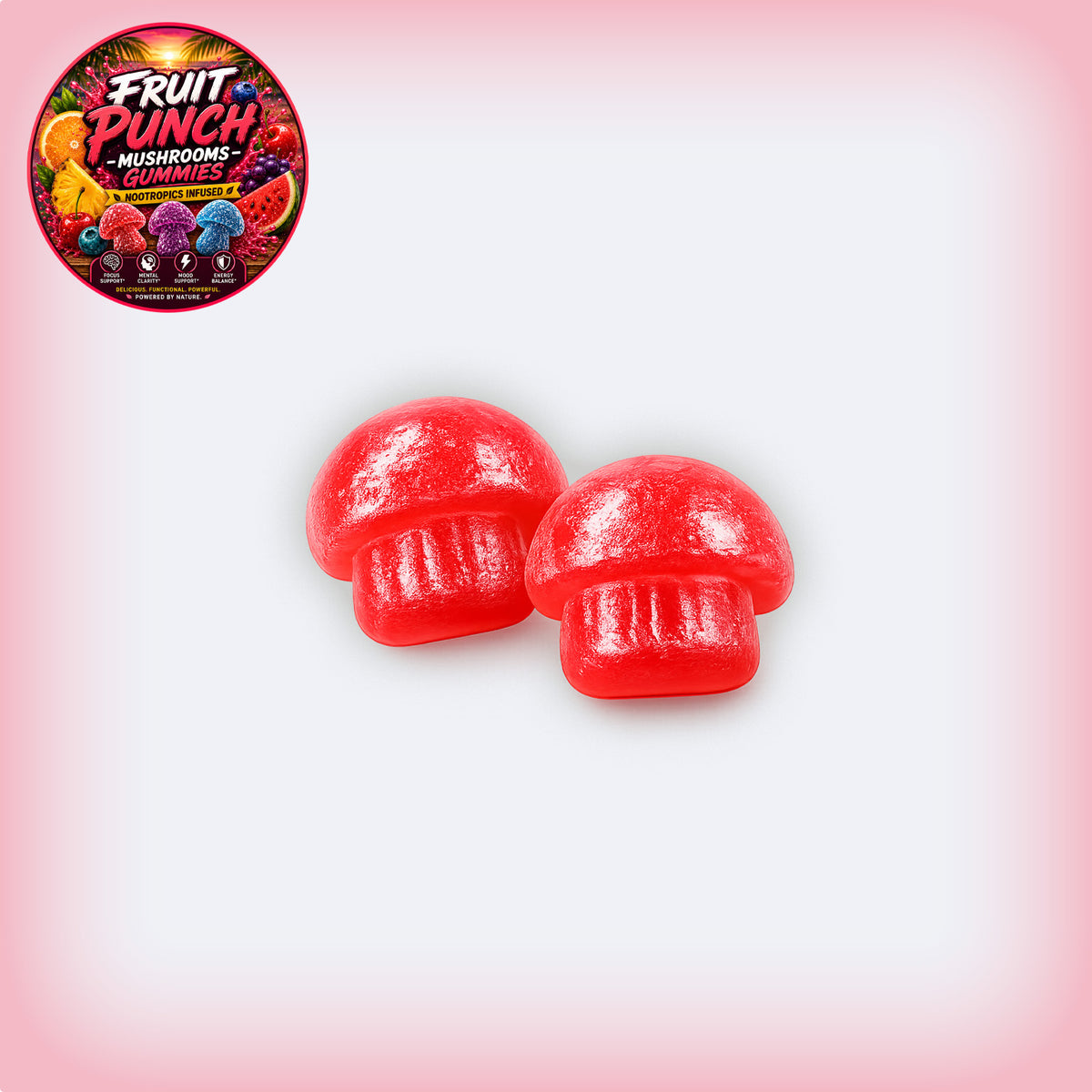 Fruit Punch Neuro Enhancer Gummies - 2 Pack