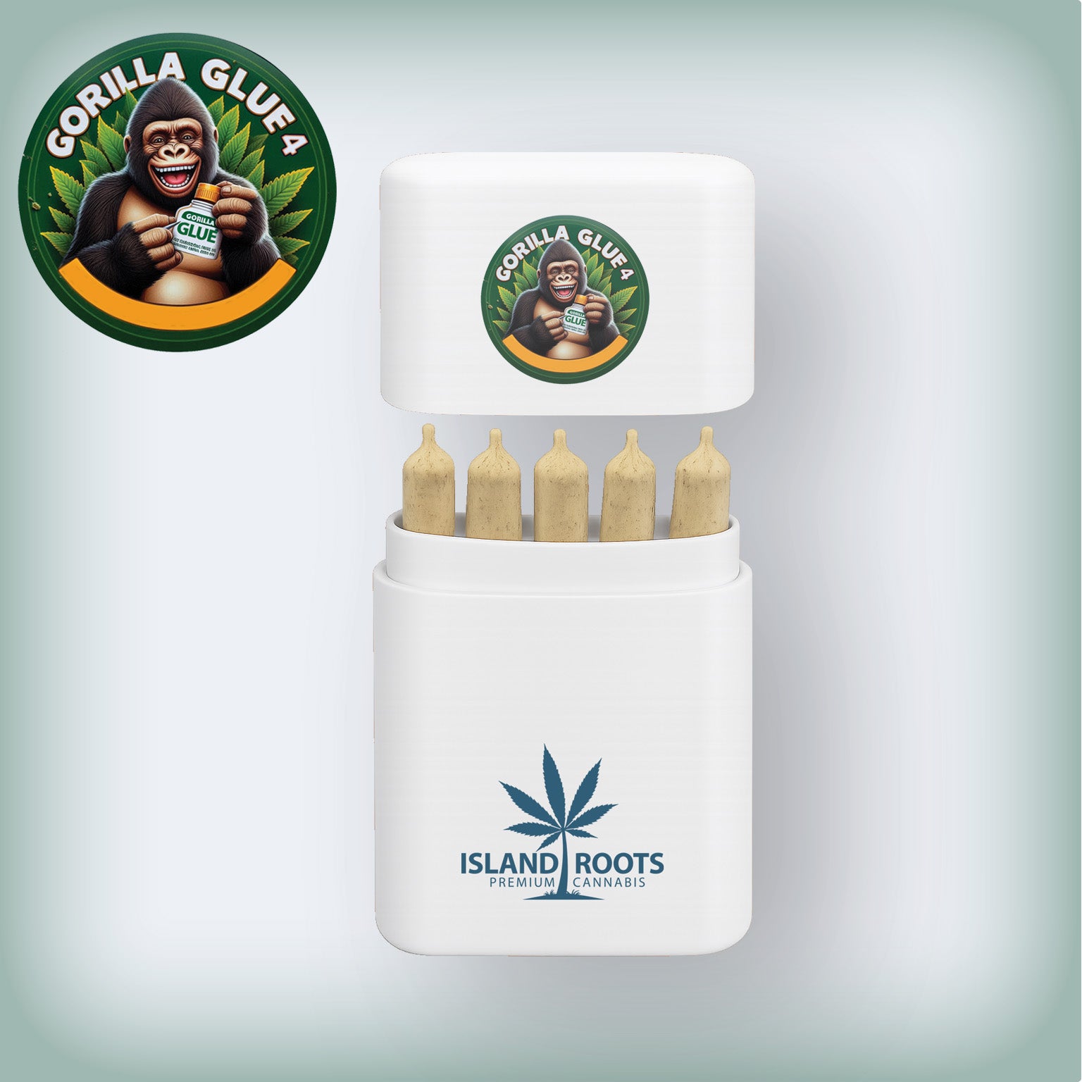Gorilla Glue #4 King Size 1.3g Pre-Rolls + Carrying Case