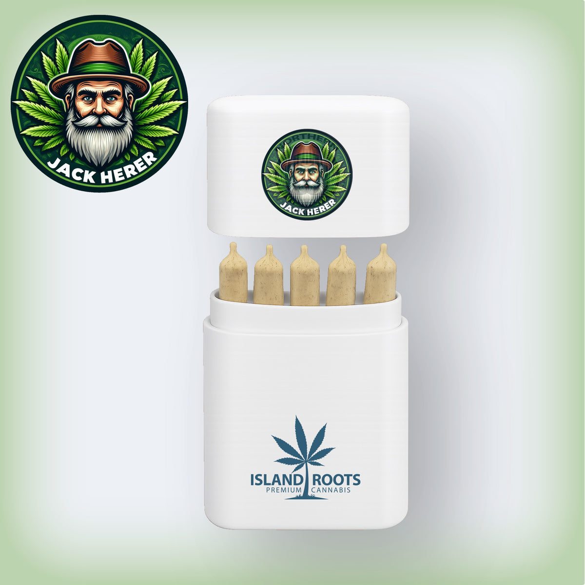 Jack Herer King Size 1.3g Pre-Rolls + Carrying Case
