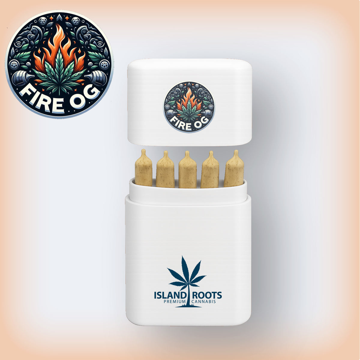Fire OG King Size 1.3g Pre-Rolls + Carrying Case