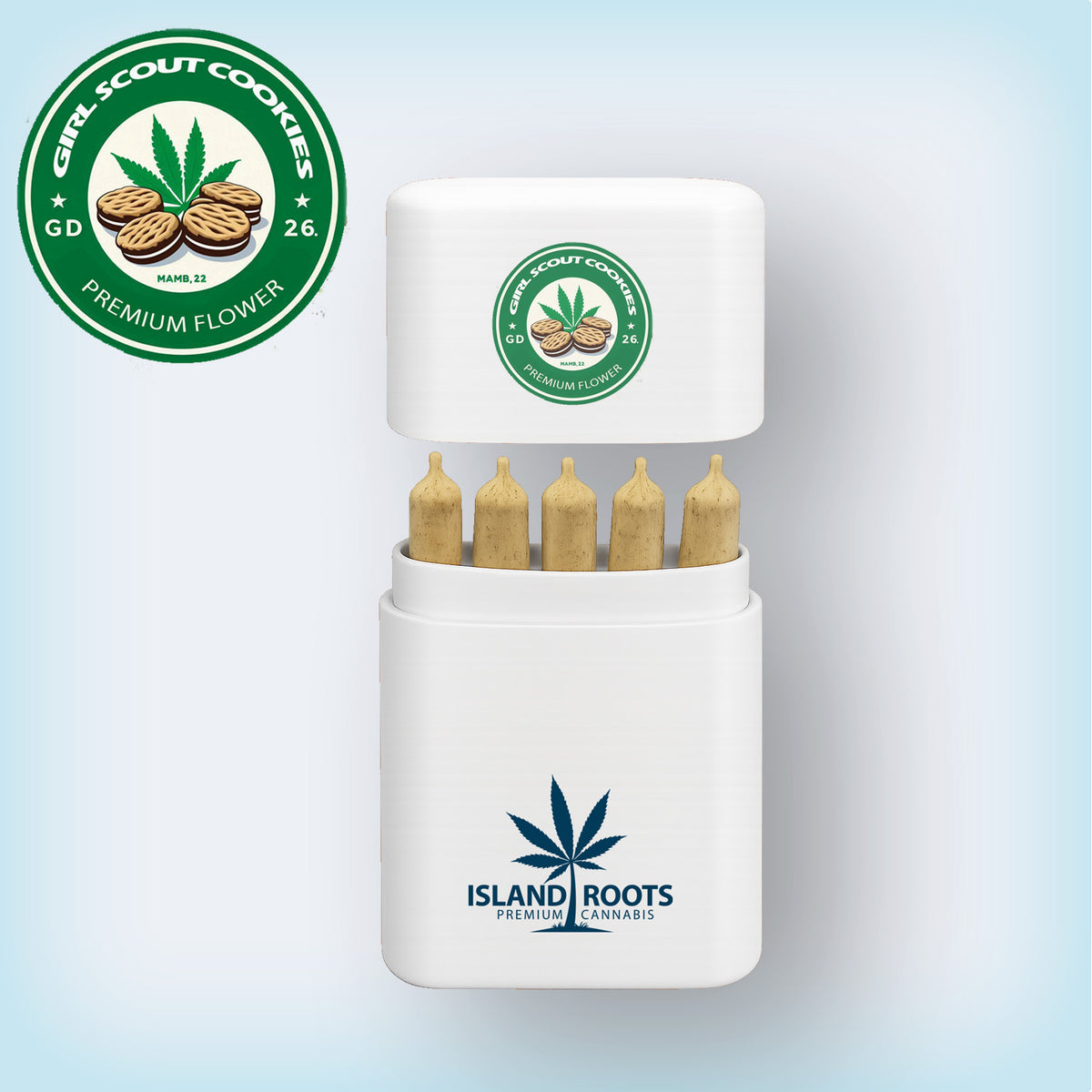 Girl Scout Cookies King Size 1.3g Pre-Rolls + Carrying Case