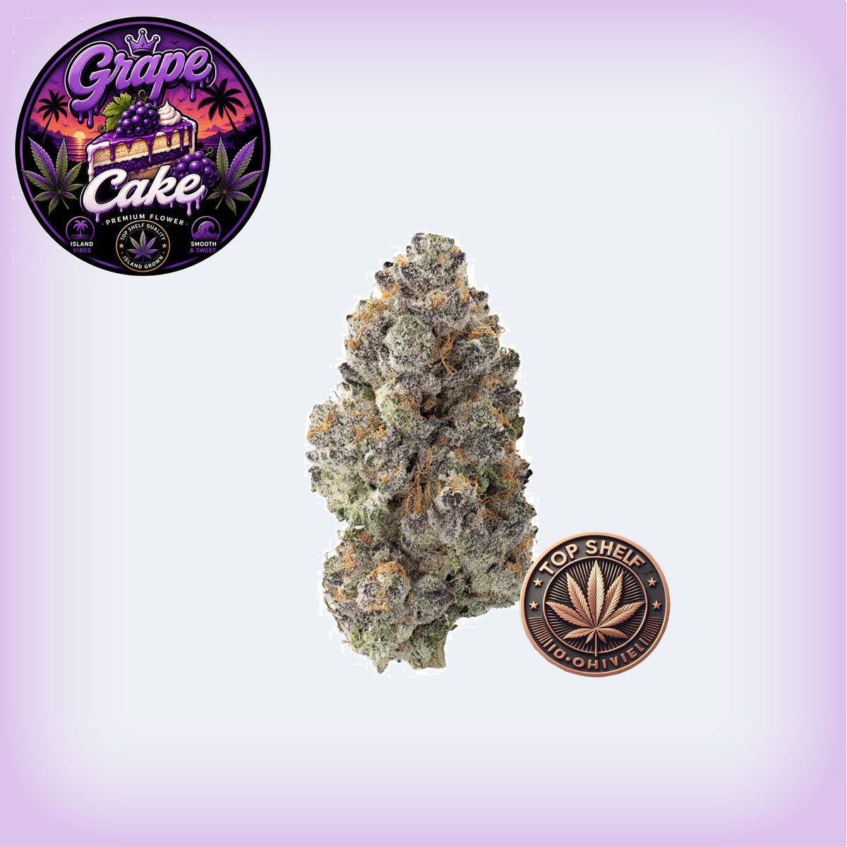 Grape Cake Premium Flower