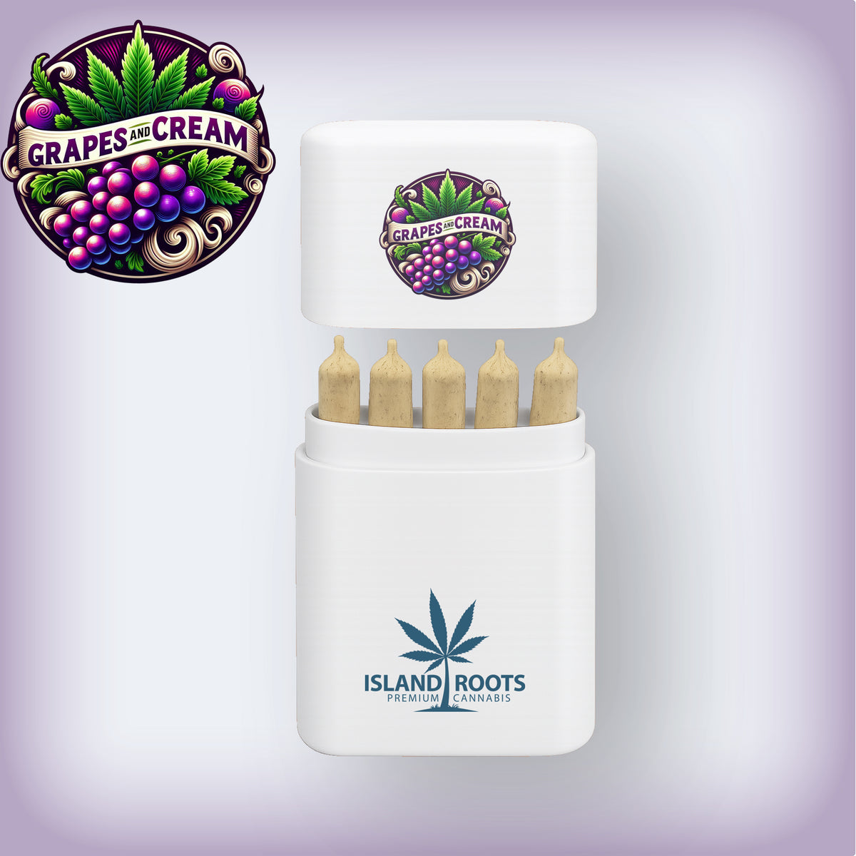 Grapes & Cream 1.3g Pre-Roll + Carrying Case
