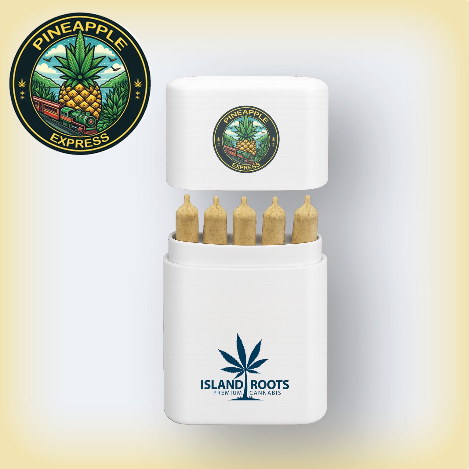 Pineapple Express King Size 1.3g Pre-Rolls + Carrying Case