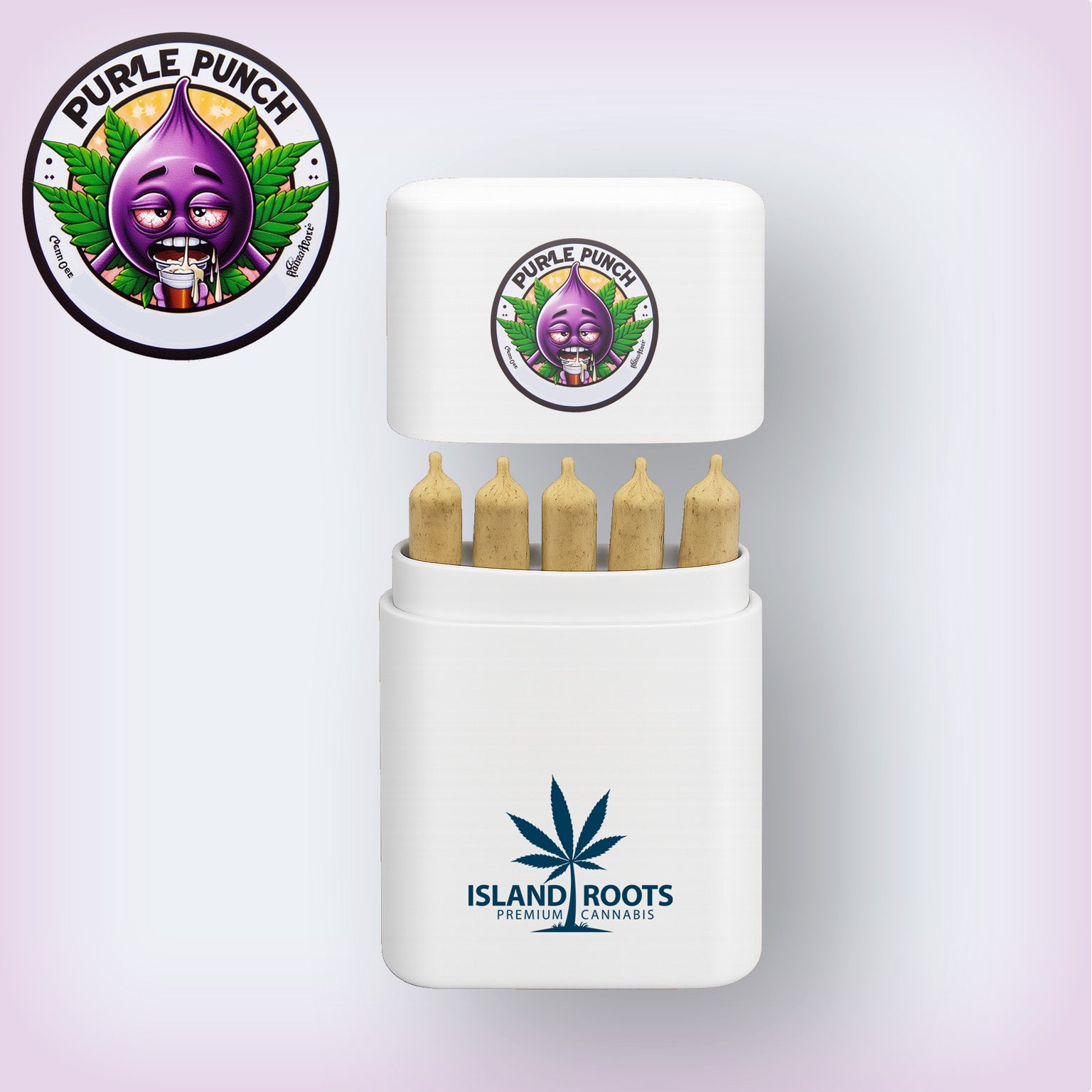 Purple Punch King Size 1.3g Pre-Rolls + Carrying Case