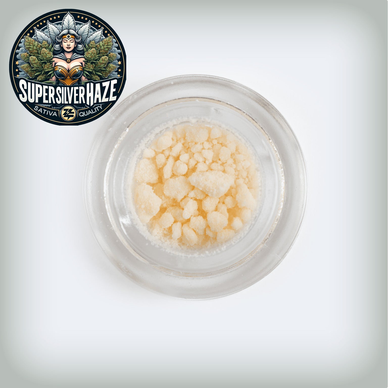 🔘 Super Silver Haze THCa Crumble 1G