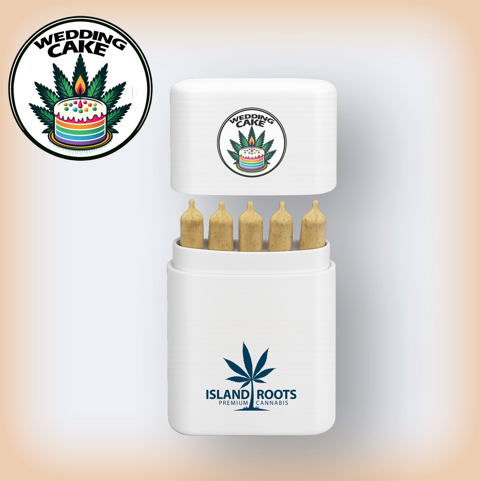 Wedding Cake King Size 1.3g Pre-Rolls + Carrying Case