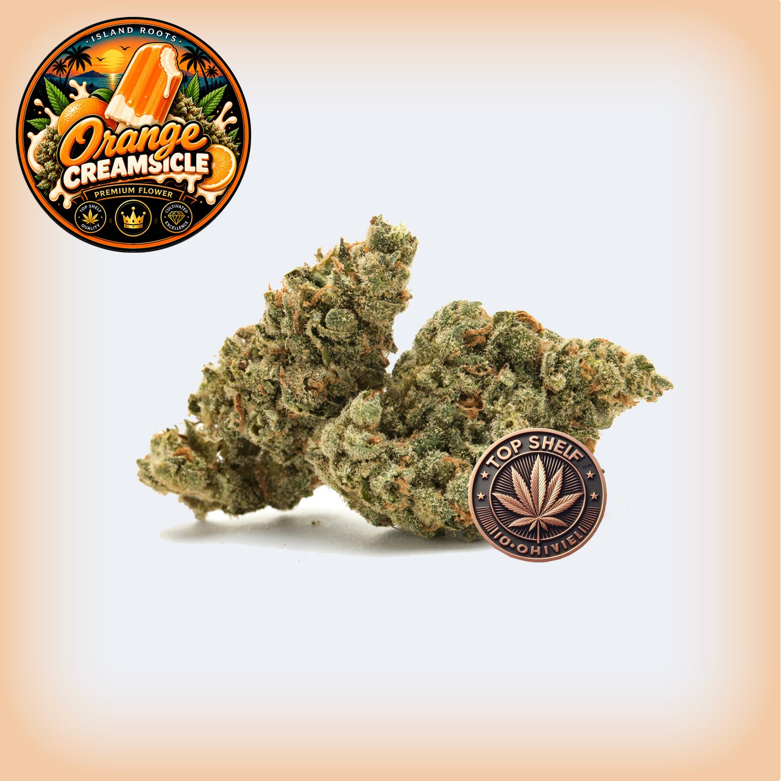 Orange Creamsicle Premium Flower