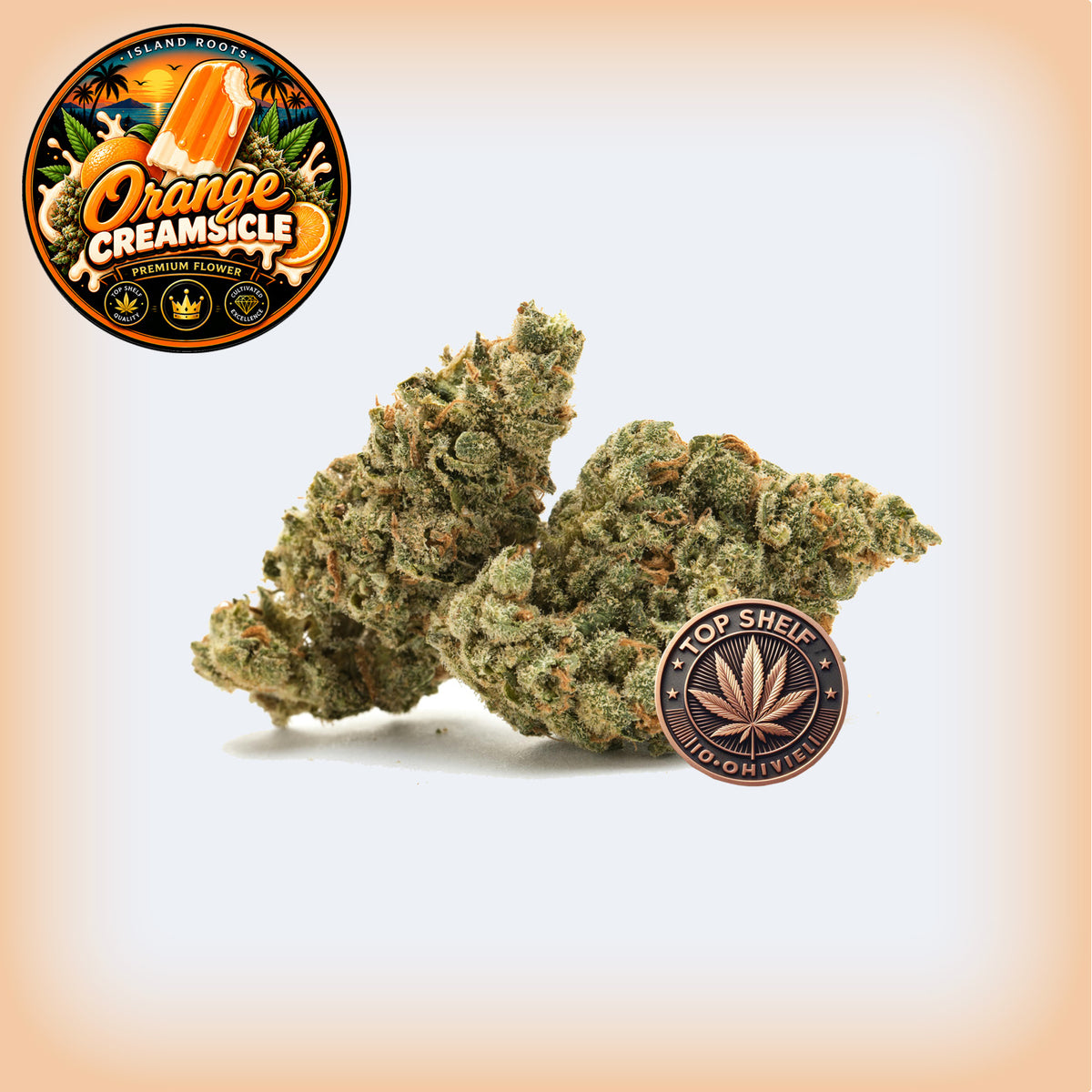 Orange Creamsicle Premium Flower