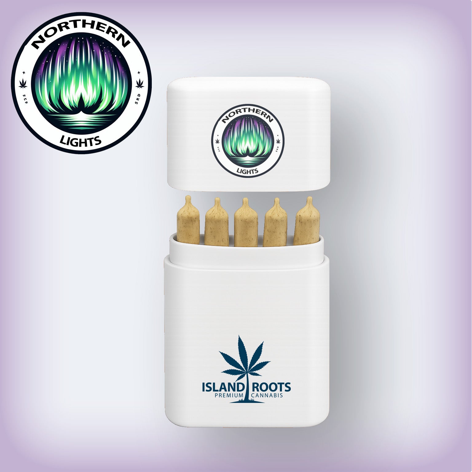 Northern Lights King Size 1.3g Pre-Rolls + Carrying Case