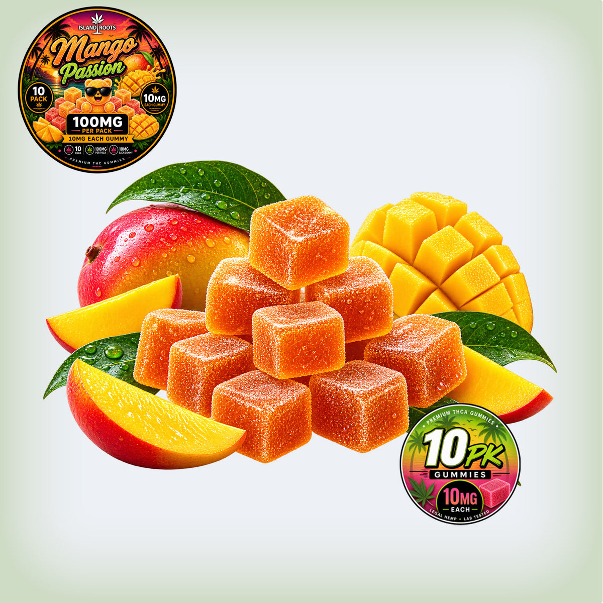 Mango 10 Pack 100MG - 10MG Each