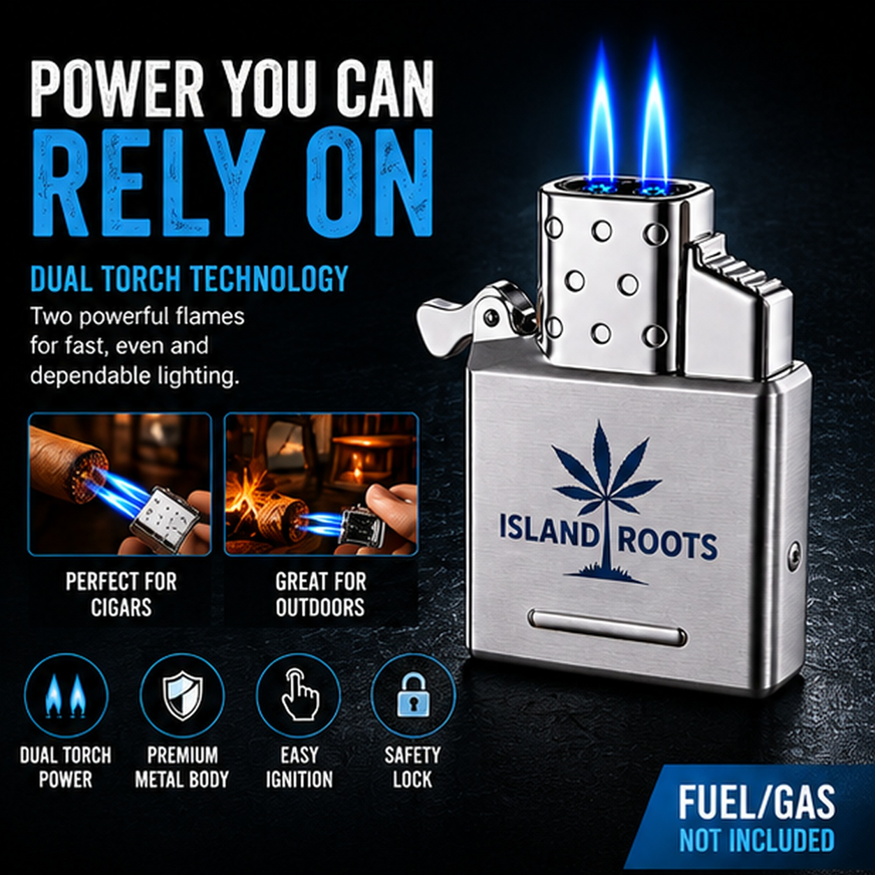 TwinFlame Dual Torch Lighter
