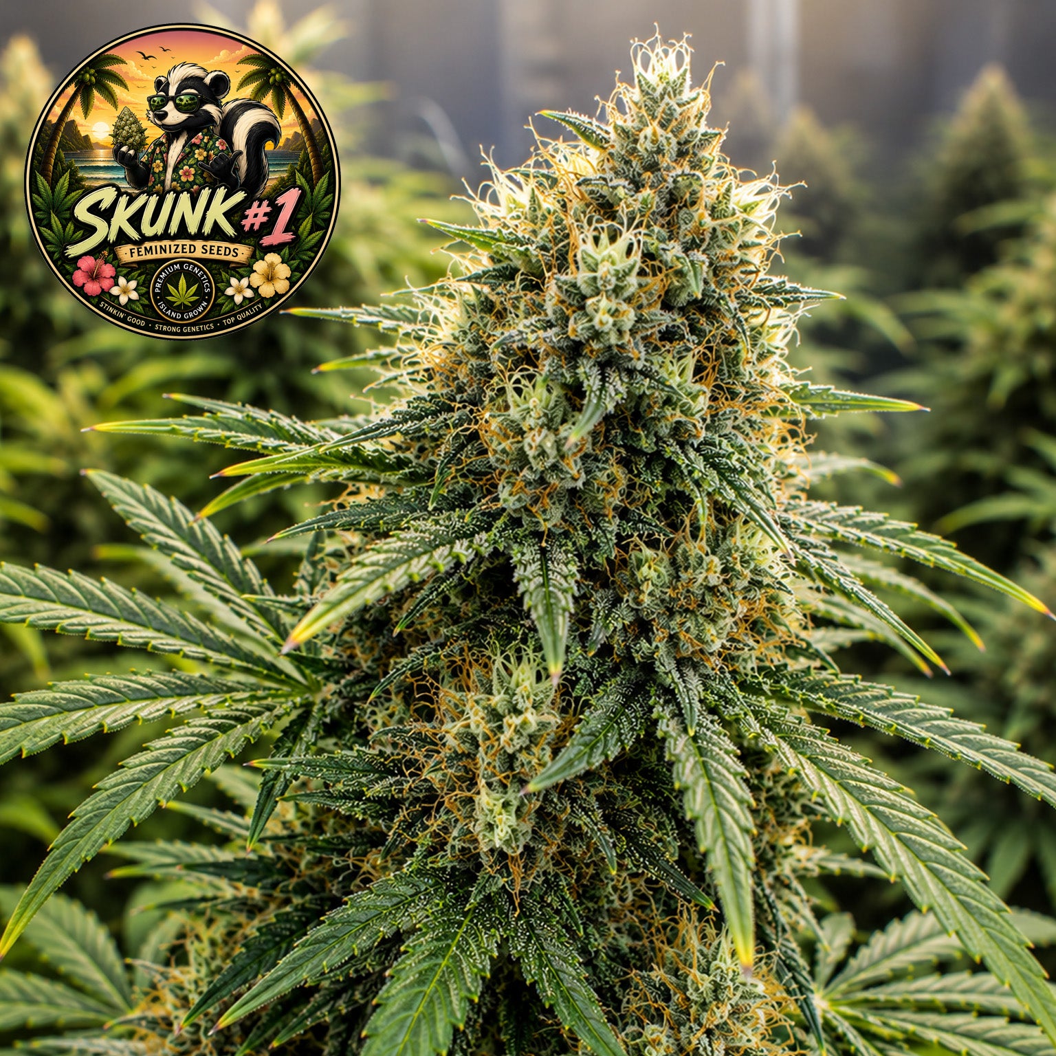 Skunk #1 Feminized Seeds (2 Pack)