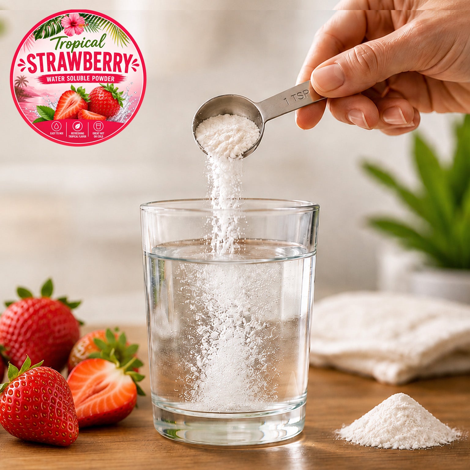 Tropical Strawberry Fusion THC Water Soluble (28G)